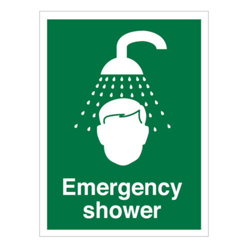 Emergency Shower Sign (40184V)